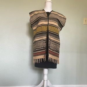 Vintage sarape. Multi colored and fun this is a total throwback piece!